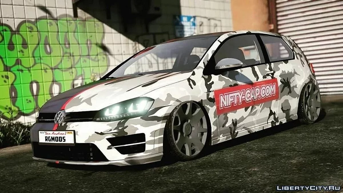 Volkswagen Golf R Dark Nifty Cap [Replace] / GTA 5