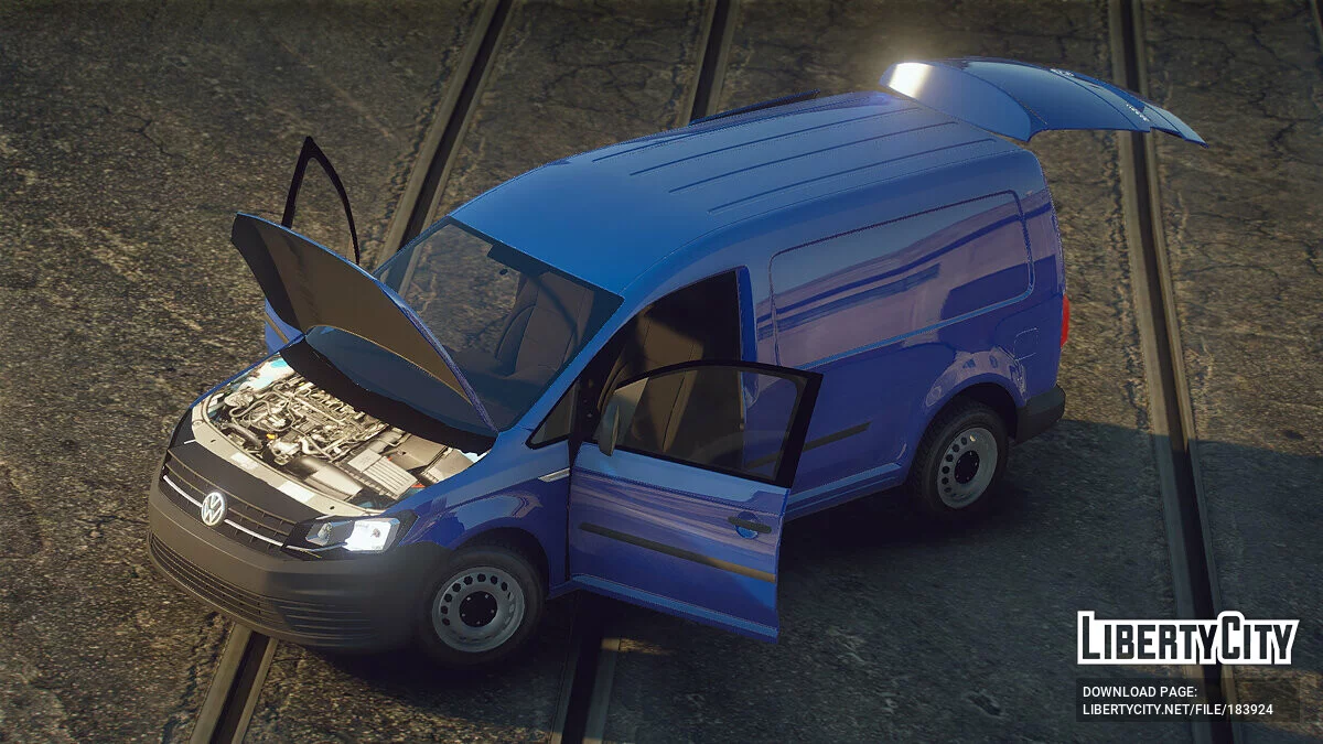 Volkswagen Caddy Maxi 2016 [Add-On | Unlocked] 1.0 / GTA 5
