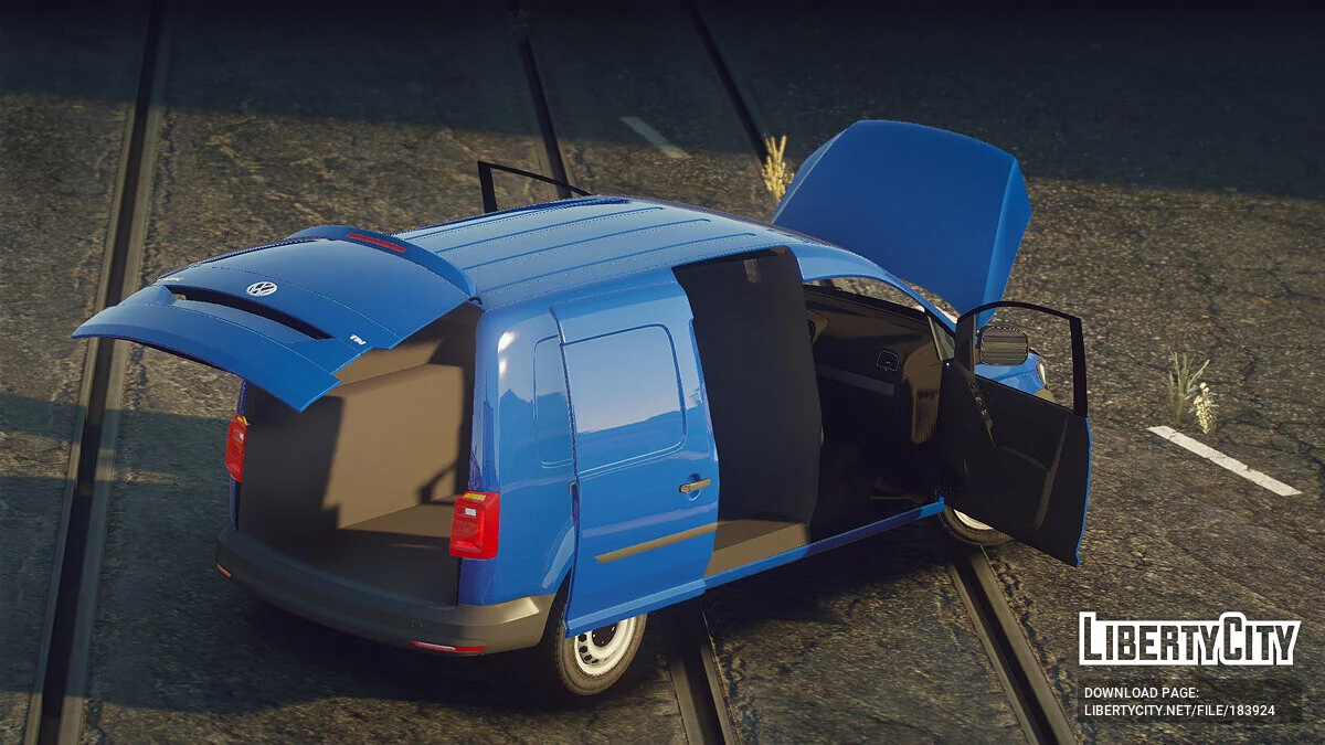 Volkswagen Caddy Maxi 2016 [Add-On | Unlocked] 1.0 / GTA 5