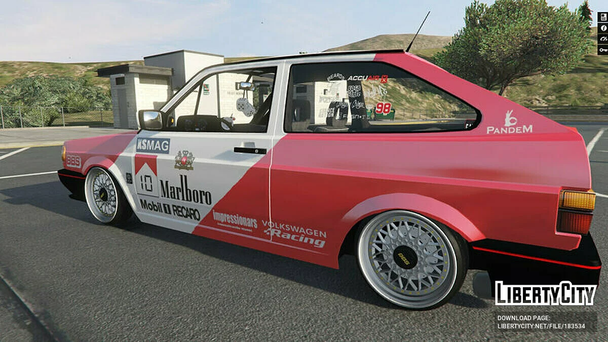 Volkswagen Gol Quadrado Gaya Marlboro [Add-On] / GTA 5