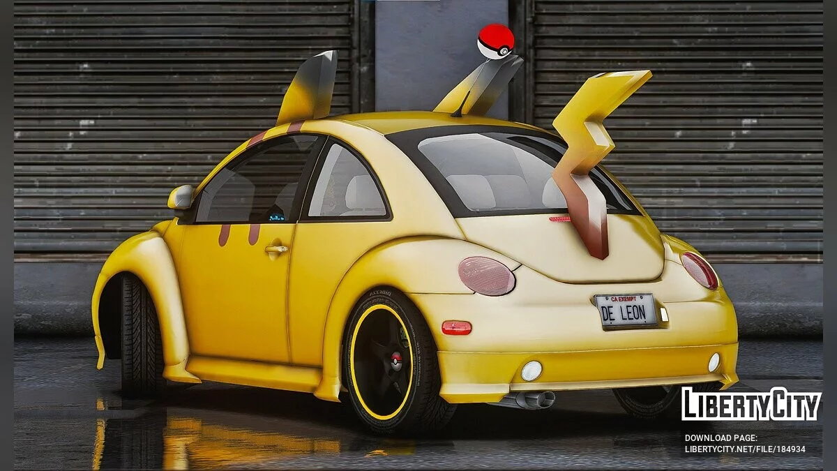 Volkswagen Beetle Pikachu / GTA 5