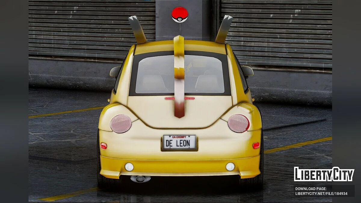 Volkswagen Beetle Pikachu / GTA 5