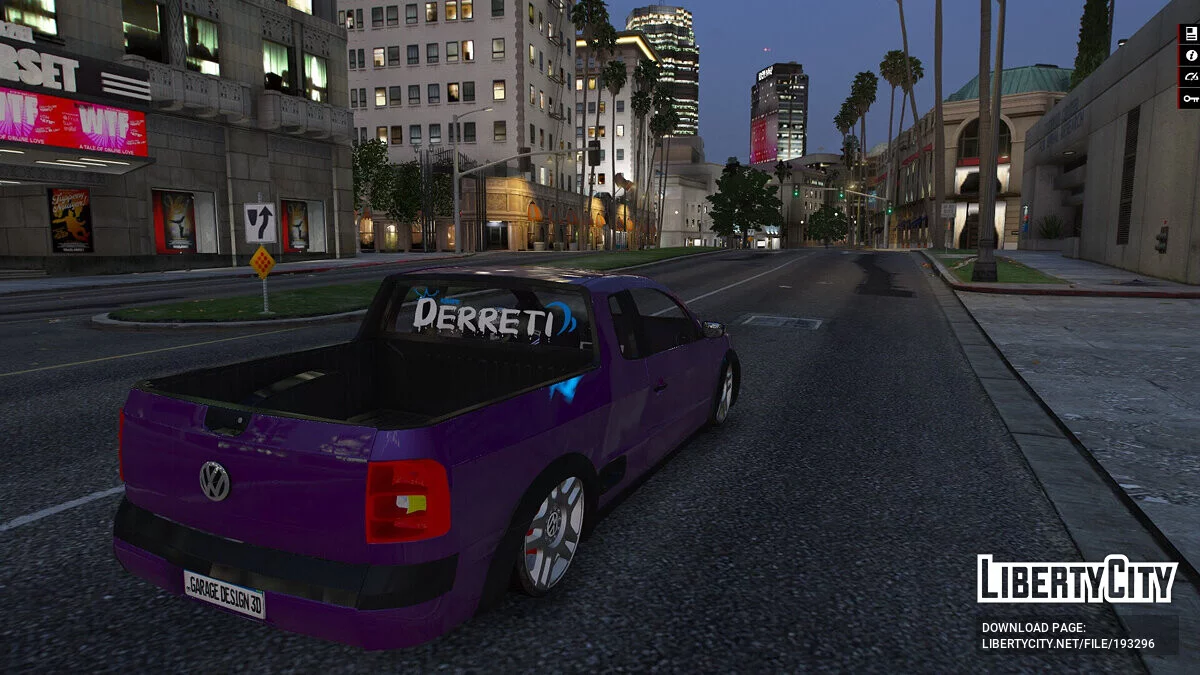 Volkswagen Saveiro g6 en la fija / GTA 5