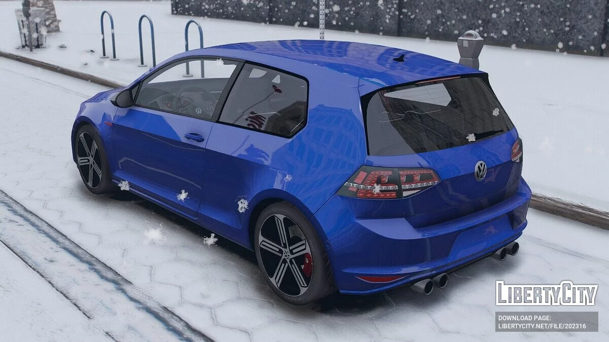 Volkswagen Golf MK7 R 2015 v0.1 / GTA 5