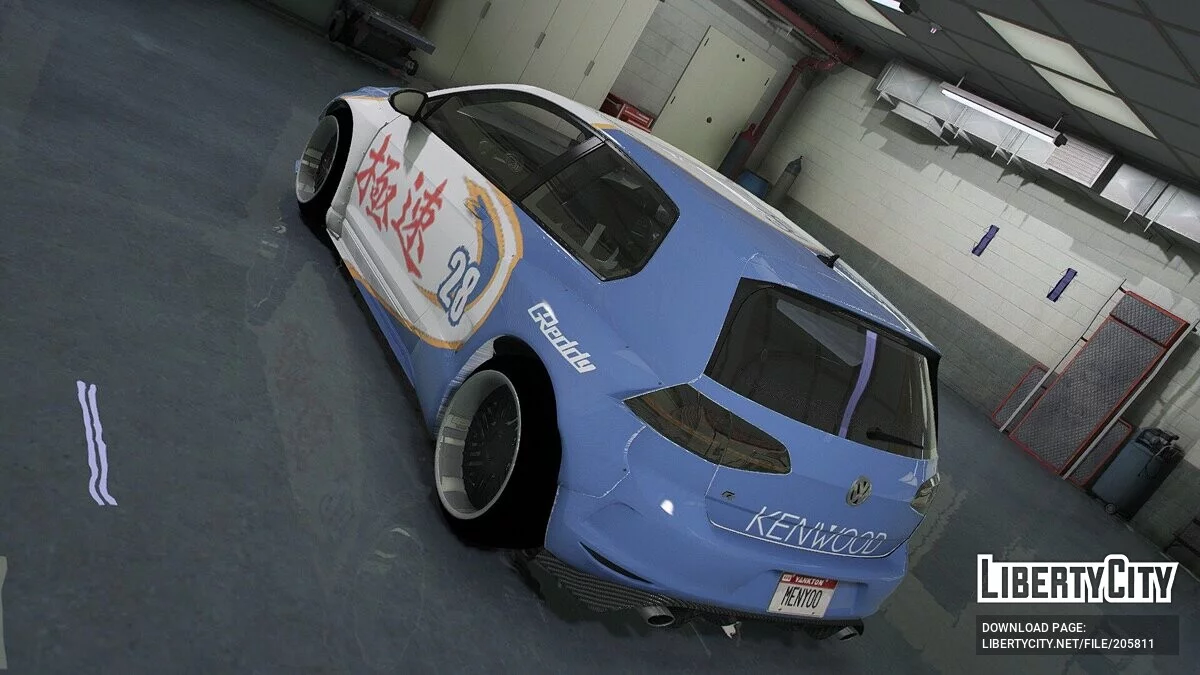 Volkswagen Golf-R Mk7 NFS MW Sonny / GTA 5