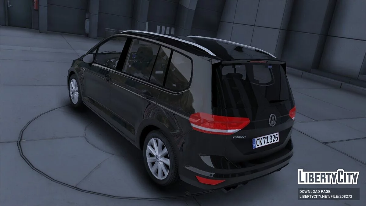 2016 Volkswagen Touran Unmarked Danish Police / GTA 5