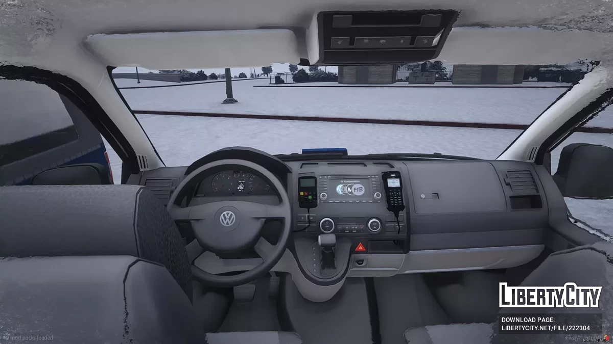 Volkswagen T5 警察 Rheinland Pfalz / GTA 5