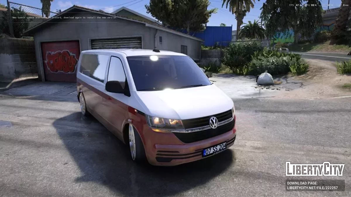 Volkswagen Transporter T6 VIP Дизайн / GTA 5