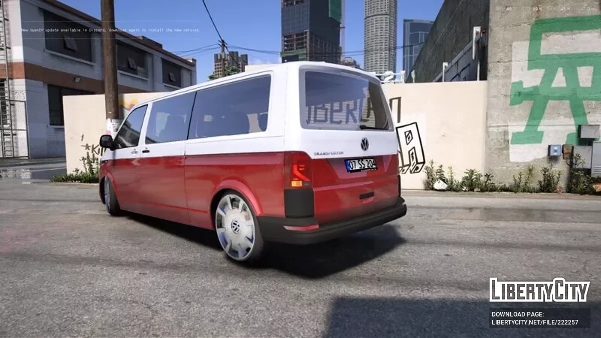 Volkswagen Transporter T6 VIP Дизайн / GTA 5