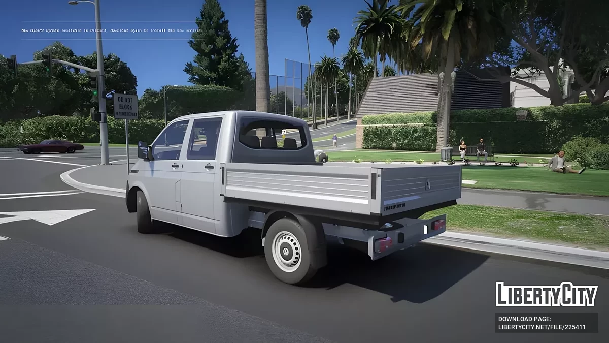 Volkswagen Transporter Pickup (Dodatek) / GTA 5