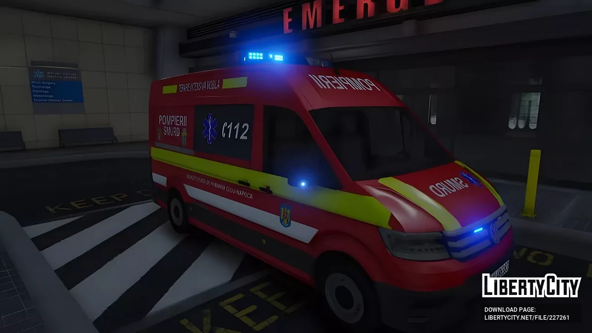 Volkswagen Crafter Smurd / GTA 5