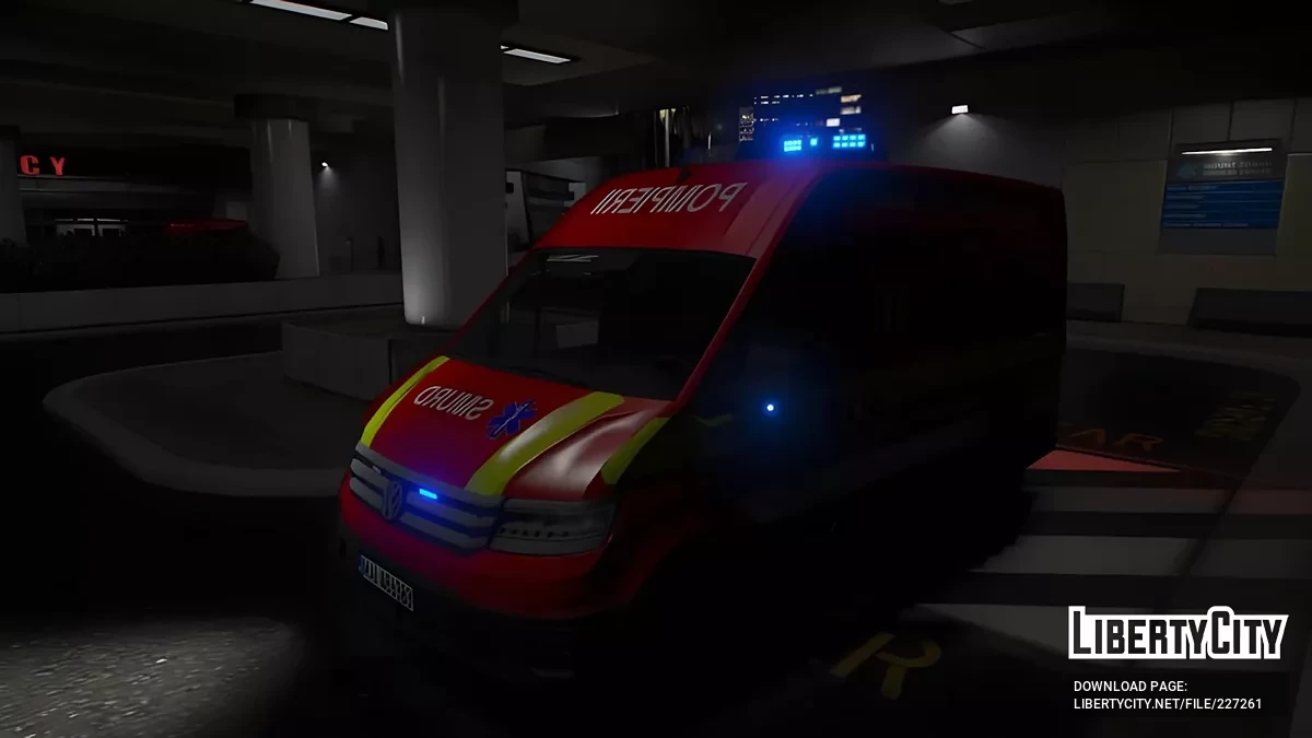 Volkswagen Crafter Smurd / GTA 5