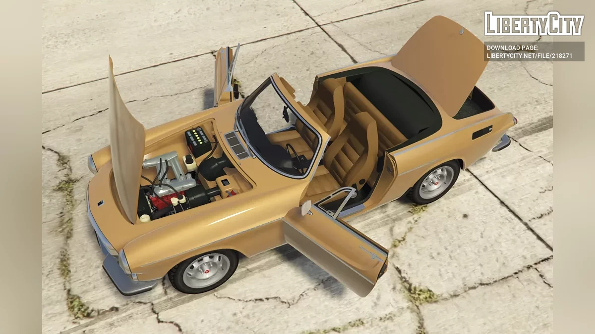 Volvo 1800 Conversível v1.0 / GTA 5