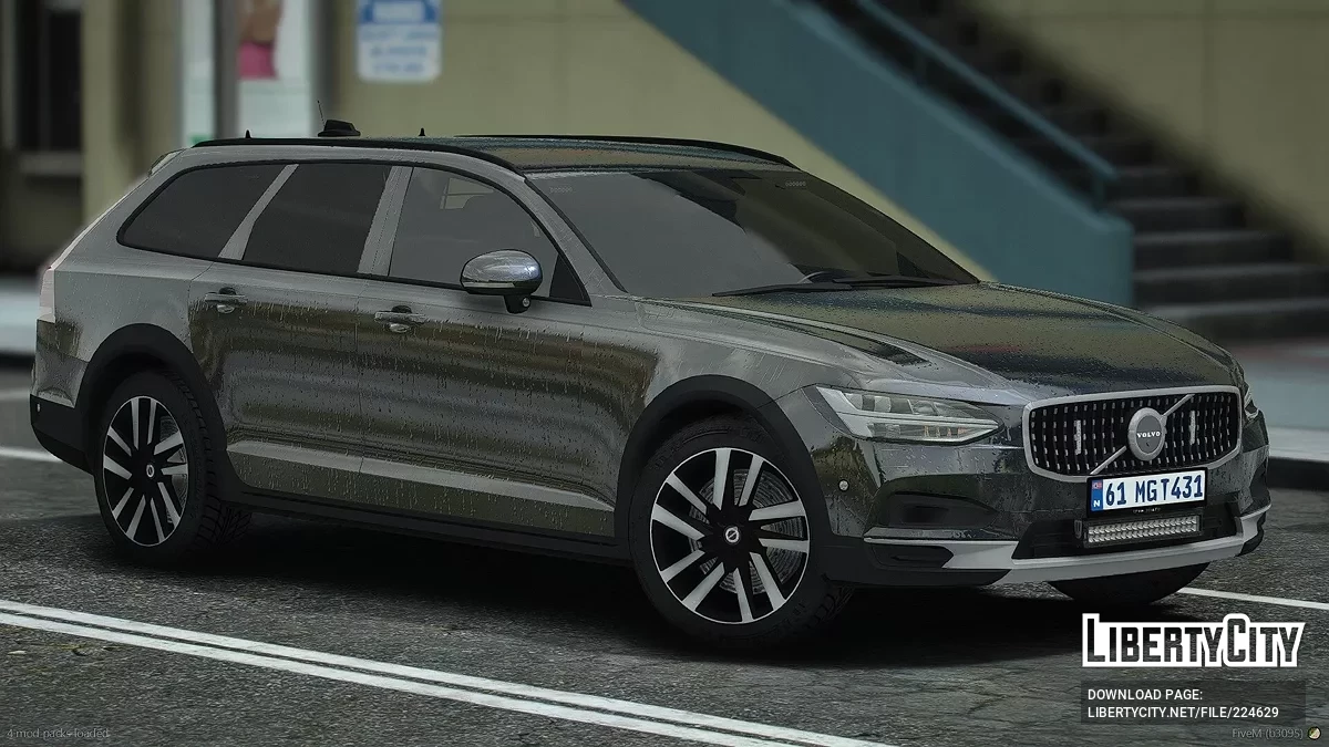 Volvo V90 Cross Country 2022, Police banalisée / GTA 5