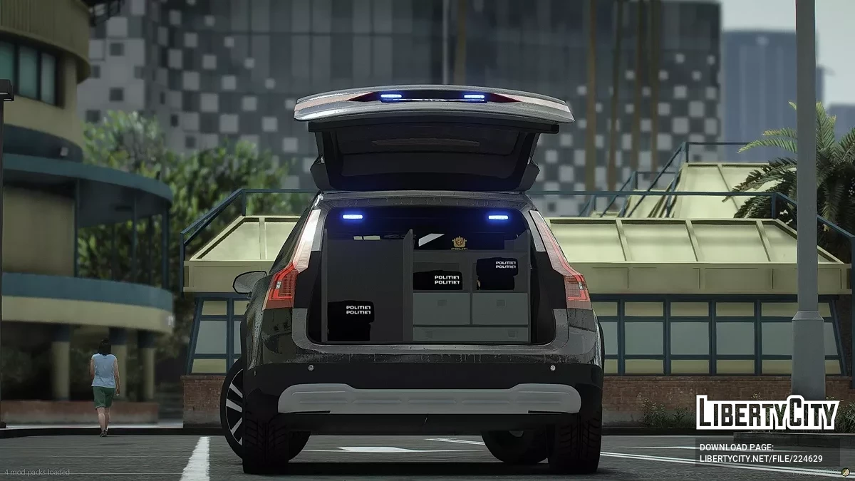Volvo V90 Cross Country 2022, Police banalisée / GTA 5