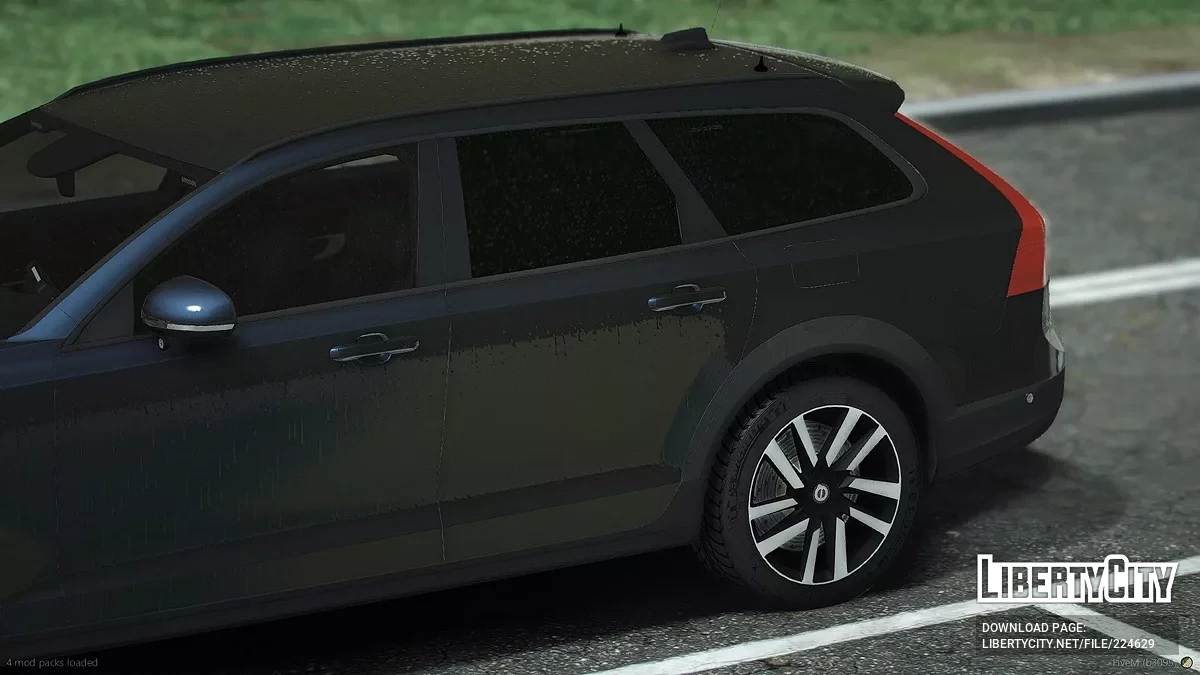 Volvo V90 Cross Country 2022, Police banalisée / GTA 5