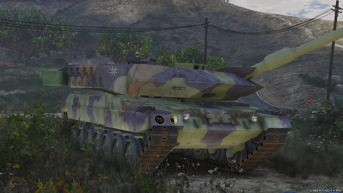 Німецький MBT Leopard 2A6 [Add-On] 1.1 / GTA 5