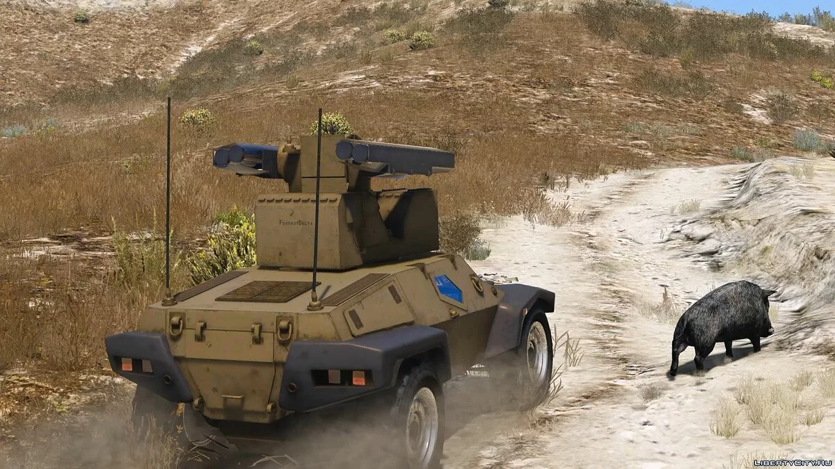 Panhard Crab Armored Recon [Add-On] 1.0 / GTA 5