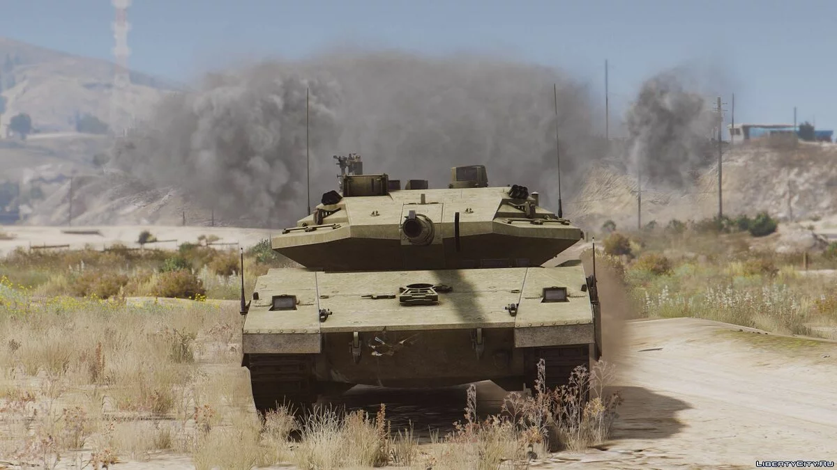 Merkava Mk.IV Israeli MBT [Benutzerdefinierte Waffen | Add-On] / GTA 5
