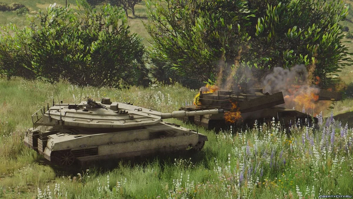 Merkava Mk.IV Israeli MBT [Benutzerdefinierte Waffen | Add-On] / GTA 5