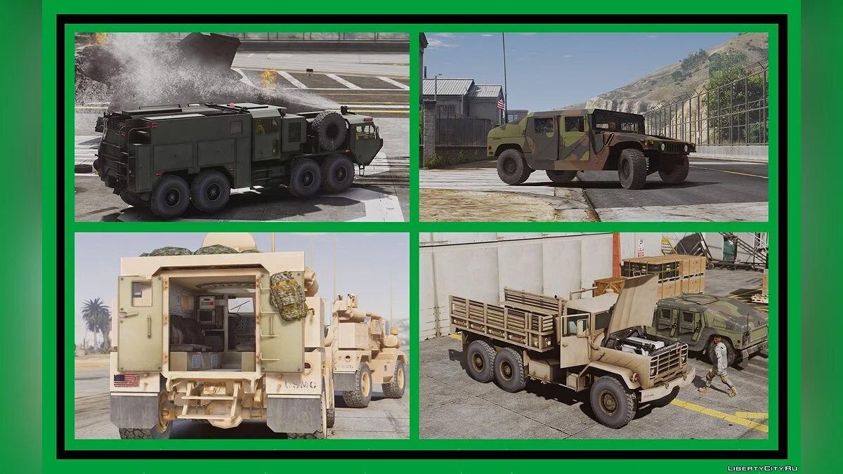美国：地面军事车辆 [附加] 包1.2 / GTA 5