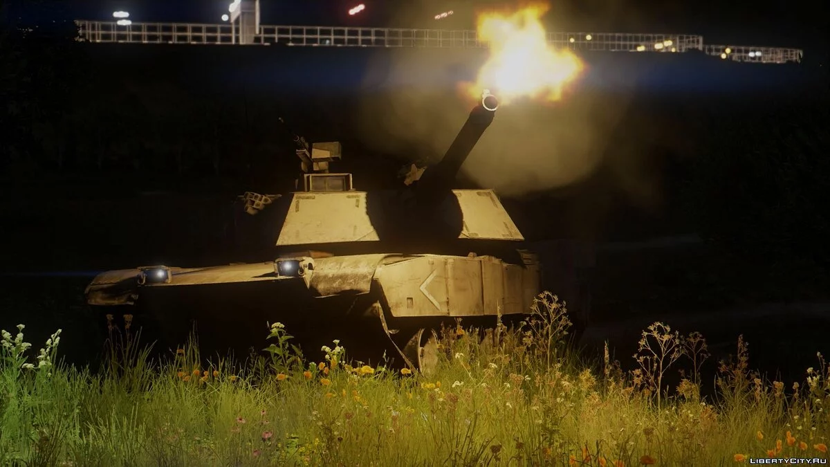 Додаток M1A1 Abrams "Операція Пустельний Шторм" (без кулемета) / GTA 5