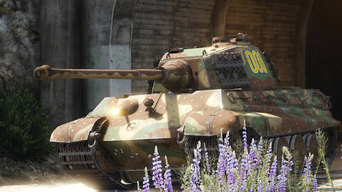 Download Pz.Kpfw. VI Tiger II Ausf. B(H) (Add-On) 1.0 For GTA 5