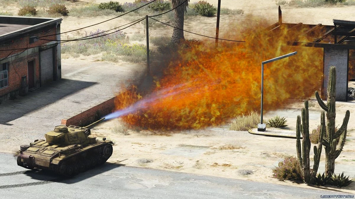Flammpanzer III (char à lance-flammes) [Ajout] 1.0 / GTA 5