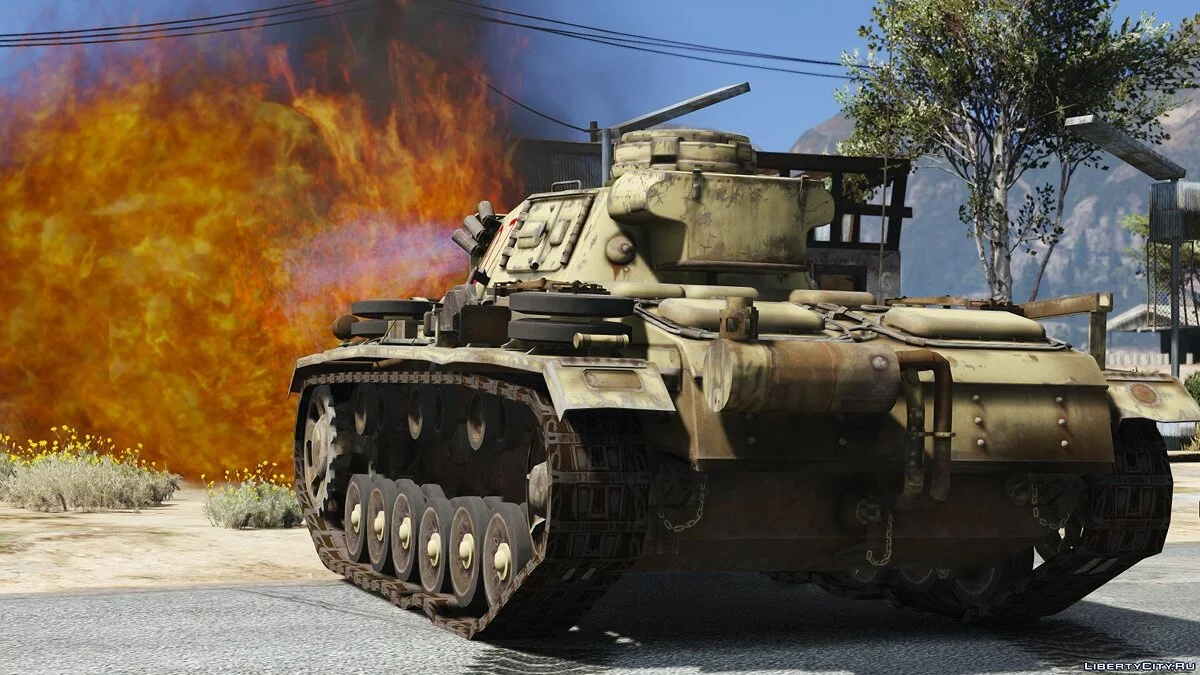 Flammpanzer III (char à lance-flammes) [Ajout] 1.0 / GTA 5