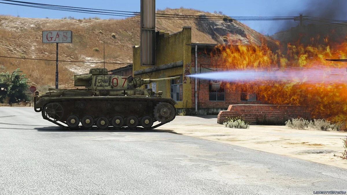 Flammpanzer III (char à lance-flammes) [Ajout] 1.0 / GTA 5