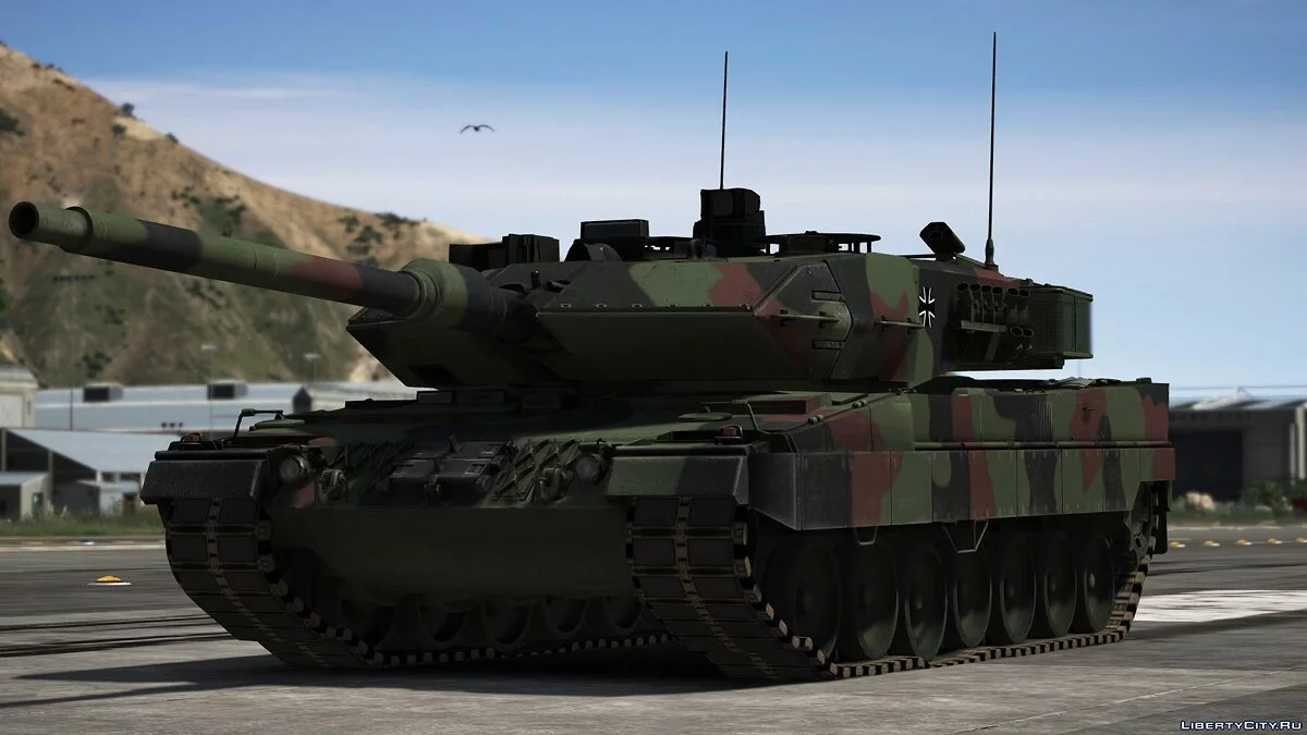 Leopard 2A7V [Add-On | Muitas opções de ajuste visual] 1.0 / GTA 5