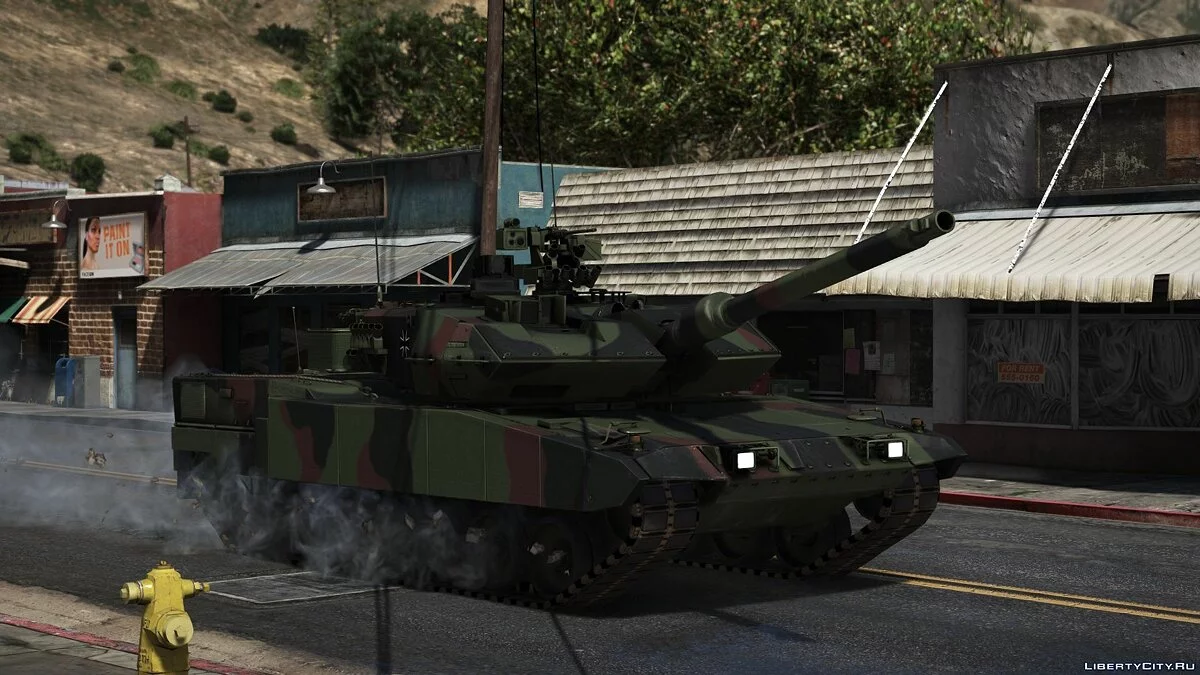 Leopard 2A7V [Add-On | Muitas opções de ajuste visual] 1.0 / GTA 5