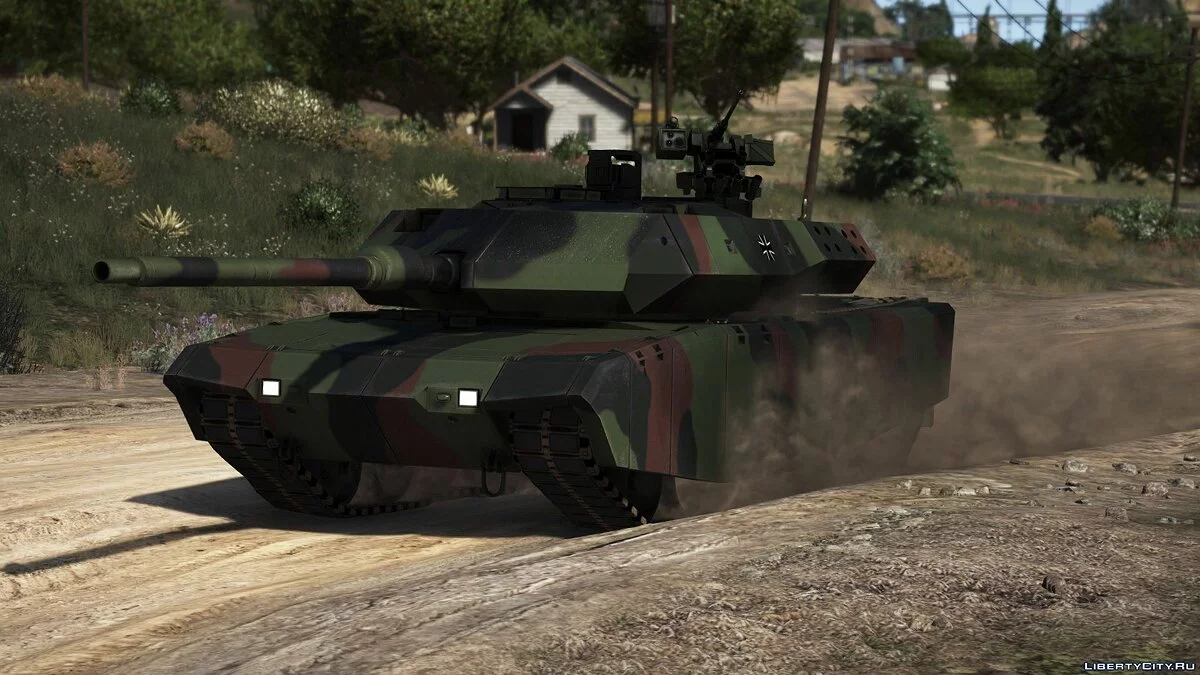 Leopard 2A7V [Add-On | Muitas opções de ajuste visual] 1.0 / GTA 5