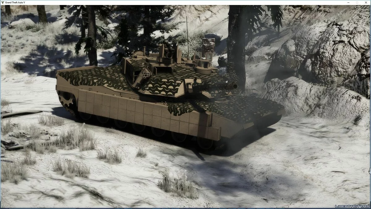 Pack méga M1A2C Abrams [Beaucoup de tuning | Add-On] 1.0 / GTA 5