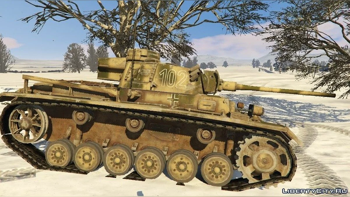 Збірка скинів для Panzer III WWII / GTA 5