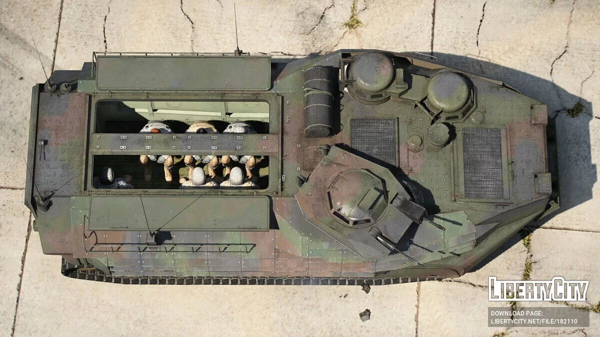 AAV-7A1 Amtrac Amphibisches Angrifffahrzeug [Add-On] 1.0 / GTA 5