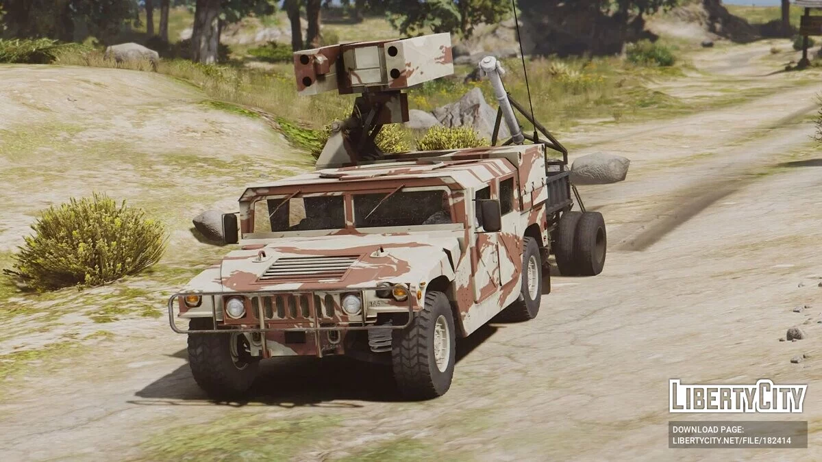 HMMWV ASRAD (مضاد للطائرات) [إضافة] / جي تي أي 5