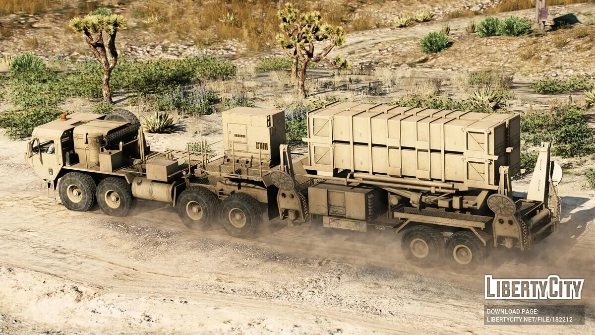 M983 HEMTT مع مقطورات صواريخ باتريوت [إضافة] 1.0 / جي تي أي 5