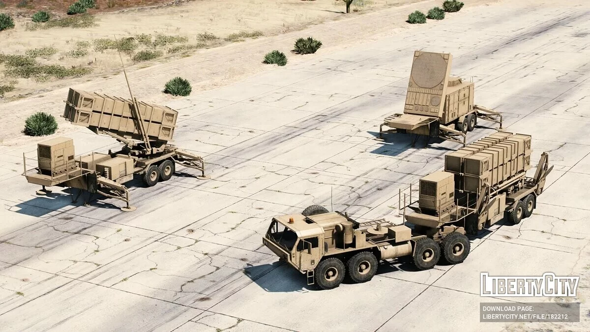 M983 HEMTT مع مقطورات صواريخ باتريوت [إضافة] 1.0 / جي تي أي 5