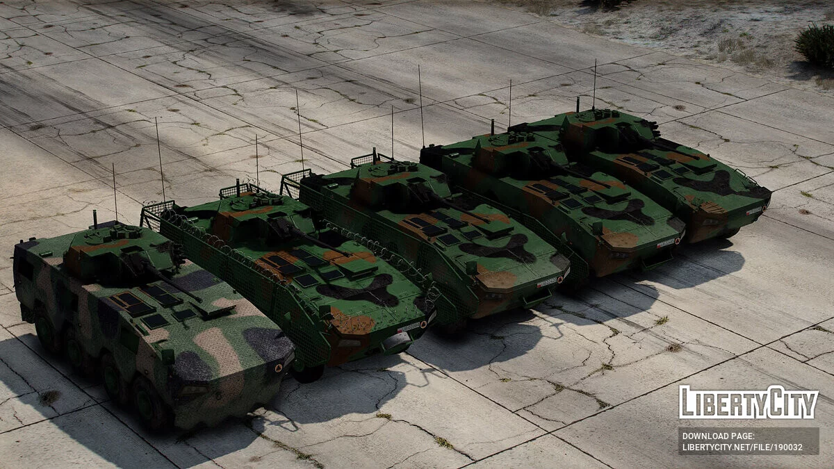 KTO Rosomak Polnische Armee [LODs | Add-On] 1.0 / GTA 5