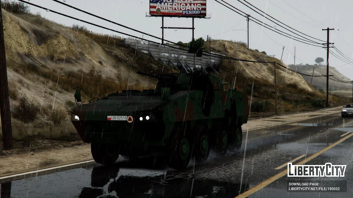 KTO Rosomak Polnische Armee [LODs | Add-On] 1.0 / GTA 5