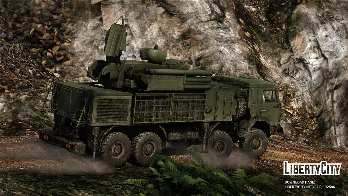 Pantsir-S1 Anti Air Truck [إضافة | LODs] 1.0 / جي تي أي 5
