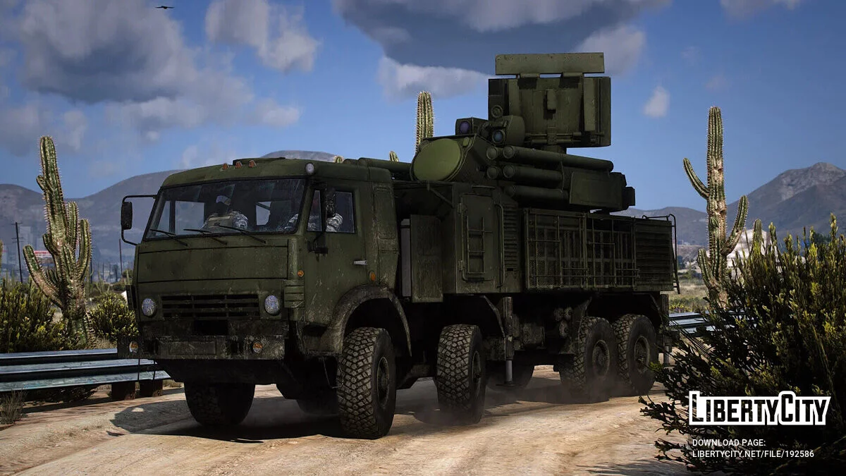 Pantsir-S1 Anti Air Truck [إضافة | LODs] 1.0 / جي تي أي 5