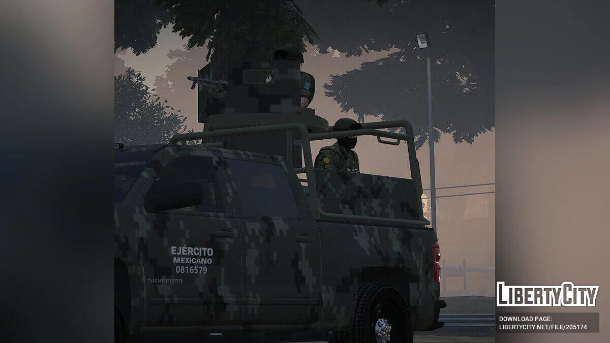 2017 Chevrolet Silverado / SEDENA / MexicoMod [Addon/FiveM] / GTA 5