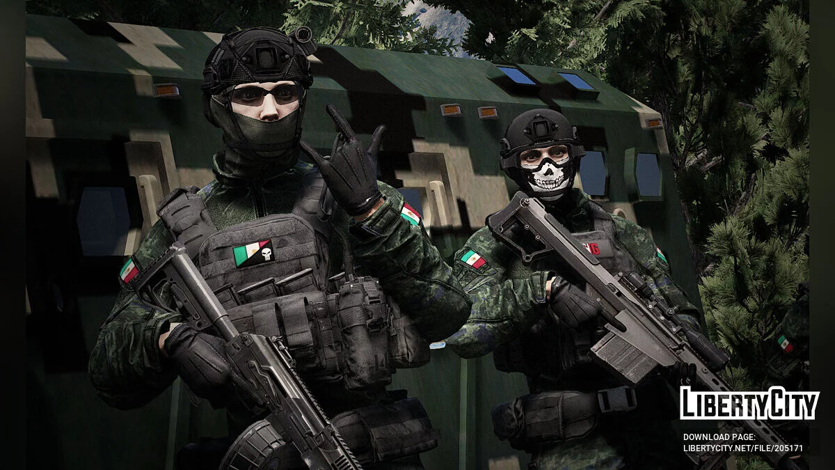 Ford F350 Blindado - Veículo Armado - MexicoMod [SP/FIVEM] / GTA 5