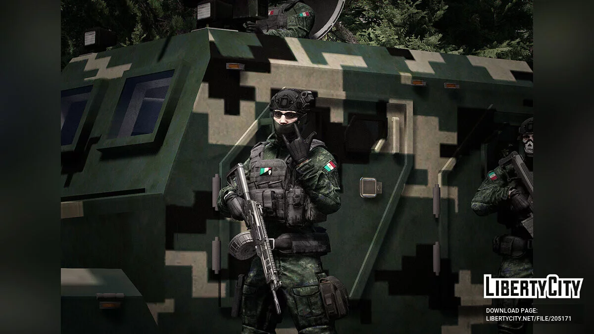 Ford F350 Blindado - Veículo Armado - MexicoMod [SP/FIVEM] / GTA 5