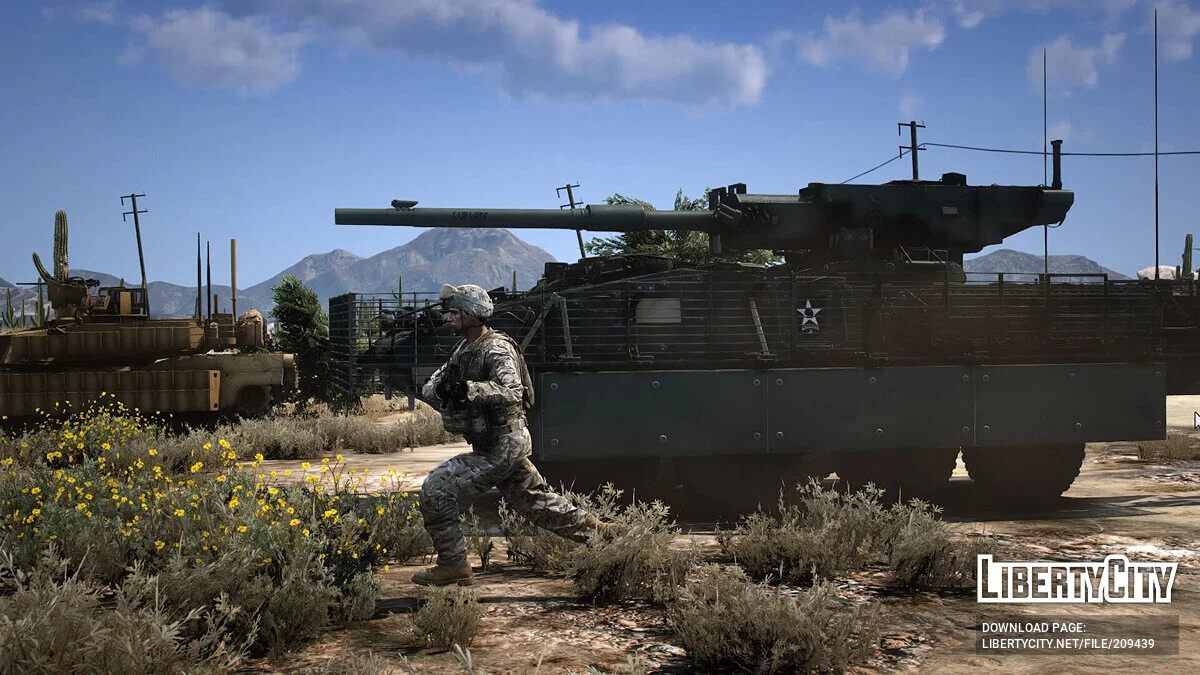 نظام المدفع المحمول M1128 سترiker / جي تي أي 5