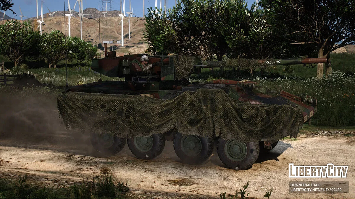 نظام المدفع المحمول M1128 سترiker / جي تي أي 5