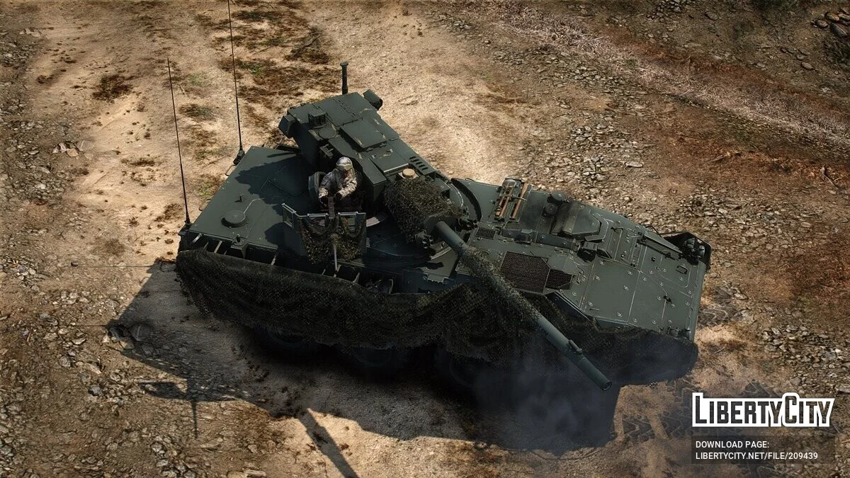 نظام المدفع المحمول M1128 سترiker / جي تي أي 5