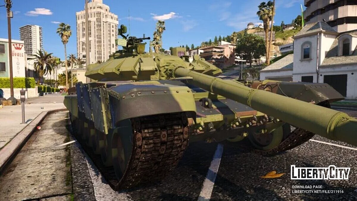 T72 B3 Serbian Woodland - Vojska Srbije / GTA 5